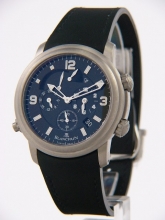 Blancpain L�man R�veil GMT alarm watch in Limited Edition titanium case - 2041-1230-64B