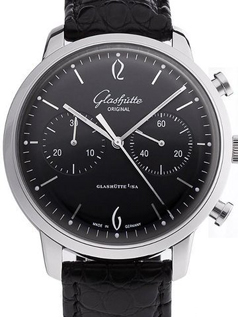 Glash�tte Original Senator Sixties Chronograph 39-34-02-22-04