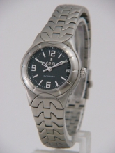 Ebel Type E Ladies automatic watch in matte stainless steel - 9200c21-5716