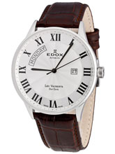 Edox Les Vauberts Automatic Day Date 83010 3B AR
