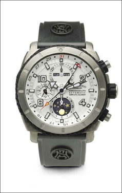 Armand Nicolet Hunter Complete Calendar with Moonphase 9042B-AG-M9040