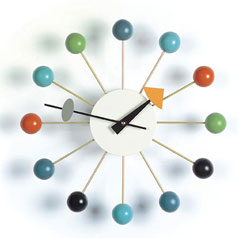 George Nelson Tripod Clock by Vitra design Museum George Nelson Tripod Clock by Vitra design Museum