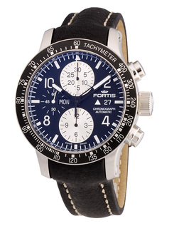 Fortis B-42 Flieger Black Cockpit GMT 672.18.11 K Limited Edition