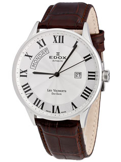Edox Les Vauberts Open Heart Automatic Watch 85014 3 AIN