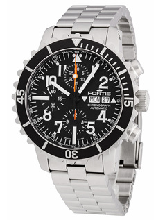 Fortis B-42 Flieger Black Day Date 655.18.81 L.01